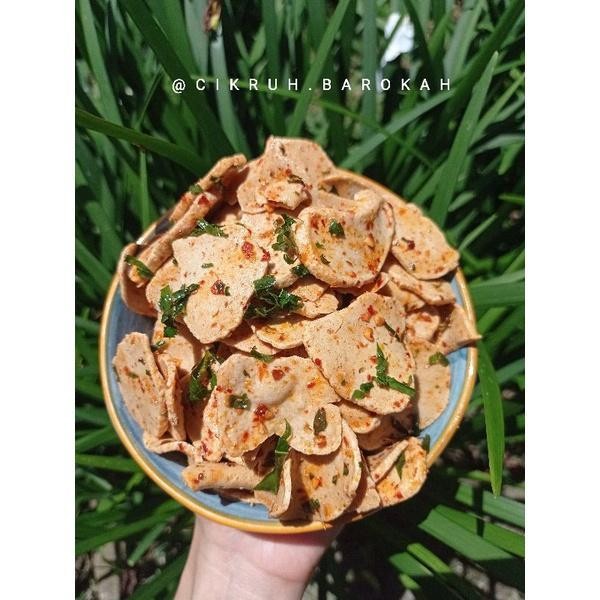 

FF Keripik Basreng Tipis Bumbu Melimpah Daun Jeruk Isi 300 gr Toples 1000 ml Snack Food Camilan Chips Crispy Kripik Cemilan Pedas