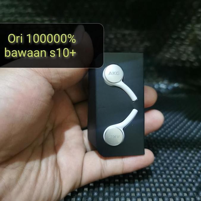 Tersedia Headset Samsung AKG S10 Plus Original Bawaan HP Copotan Warna Putih