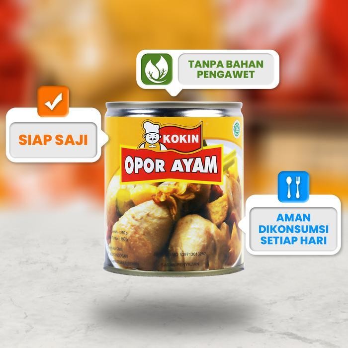 

Rps Opor Ayam Makanan Kaleng Instan Siap Saji 340Gr - Kokin