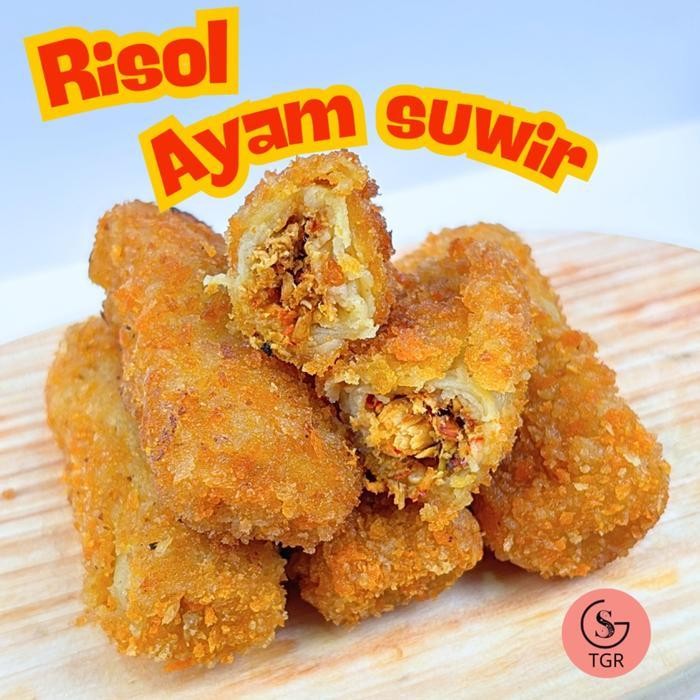 

Rps Risol Ayam Suwir Pedas Makanan Siap Saji - Isi 5 Pcs Food Frozen Lumpia Odeng Daging