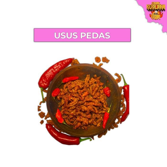 

FF KERAJAANKRIUK - BUY 1 GET 3 USUS KRISPY 450 GRAM Kripik Usus Rasa Original 150gr Pedas 150gr Extrapedas 150gr Bumbu Melimpah