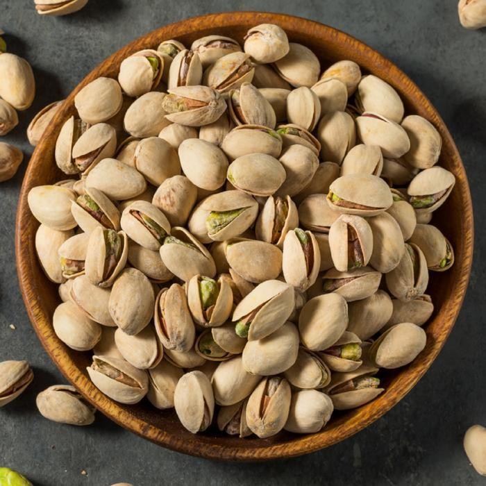 

FF Kacang Pistachio Roasted Salted 500 gr - Kemasan Toples Food Snacks Cemilan