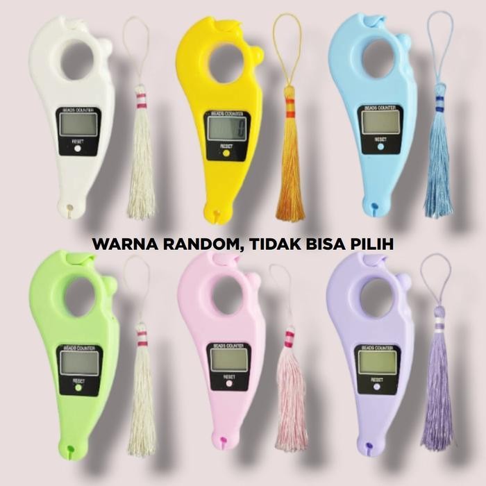 SHS Tasbih Digital Premium Mini Tally Counter model kayu tasbih elektrik