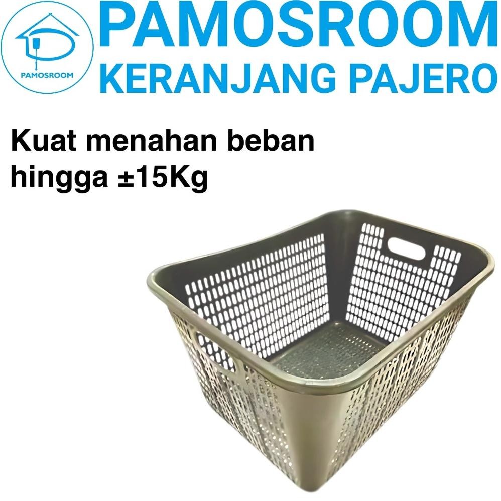Bisa Cod Pamosroom Keranjang Pajero Jumbo Plastik Keranjang Baju Pajero Laundry Keranjang Pakaian Ko