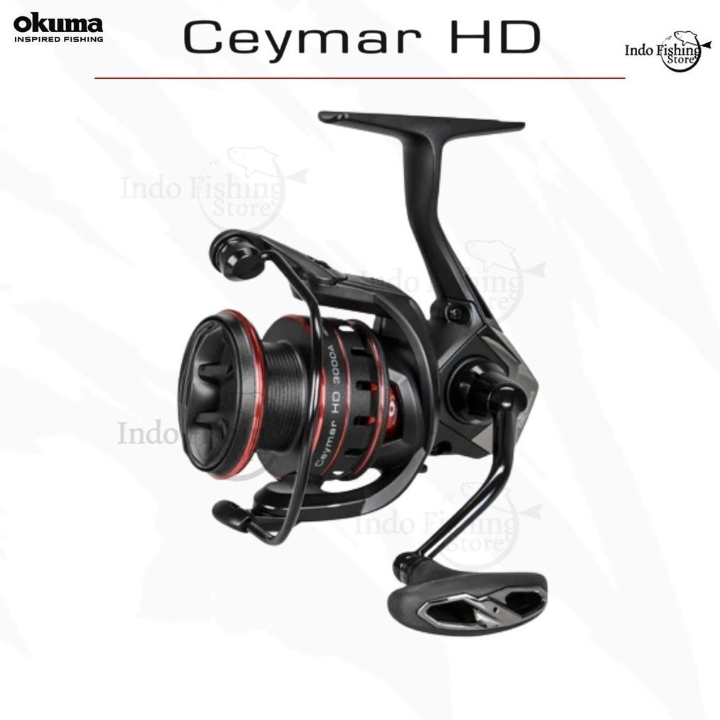 Reel Okuma Ceymar HD High Density Gearing II Oversized Main Gear Spinning Reel Power Handle