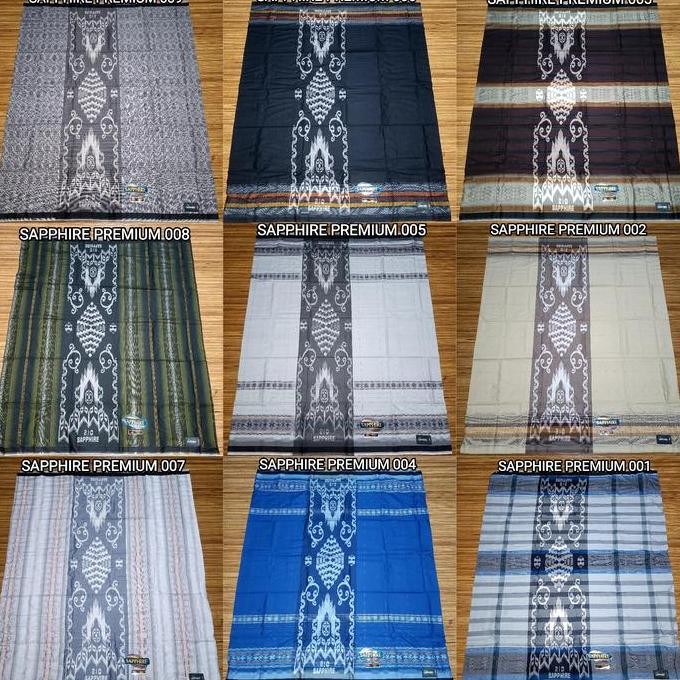 Sarung Sapphire Premium Songket Kembang