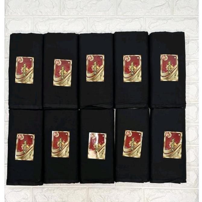 GROSIRAN SARUNG WADIMOR 1 DUS ISI 10 PCS mewah motif muslim  nyaman  tenun  dewasa  kain  hitam  teb