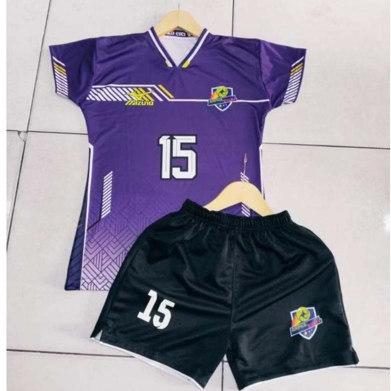 Set Jersey Voli Cewek Baju Voli Printing Set Jersey Bola