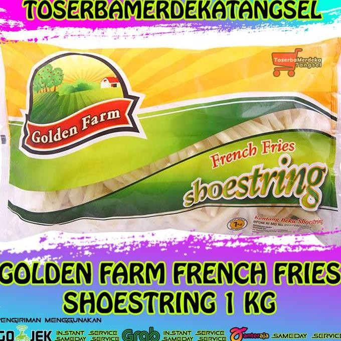 

Golden Farm French Fries Kentang Goreng Shoestring 1Kg