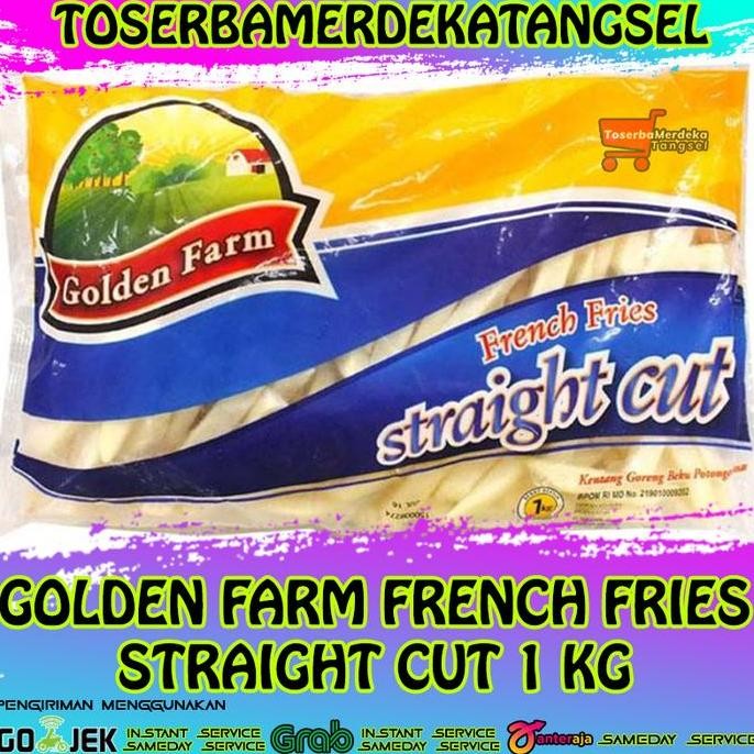 

Golden Farm French Fries Kentang Goreng Straight Cut 1Kg