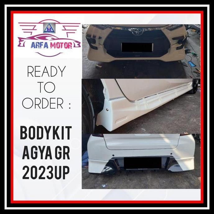 N Bodykit Agya 2023 2024 Model Gr Trd Bodykit Toyota Agya 2023 2024 Gr Plastik