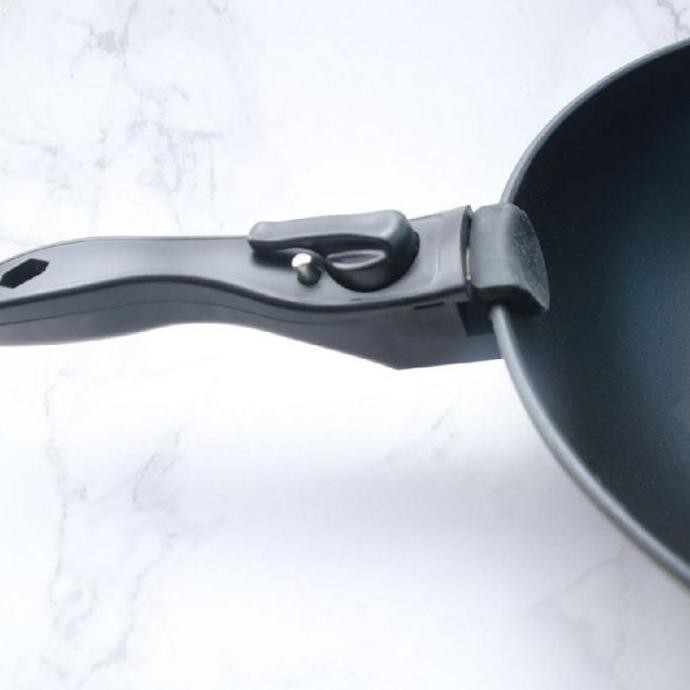 19.5CM PEGANGAN WAJAN ANTI PANAS DAPAT DILEPAS GAGANG PANCI ANTI PANAS GAGANG WAJAN PENGGANTI HANDLE