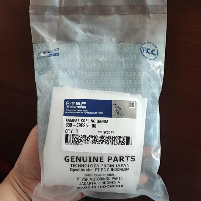 Kampas Ganda Scoopy ESP K16 Original FCC YSP