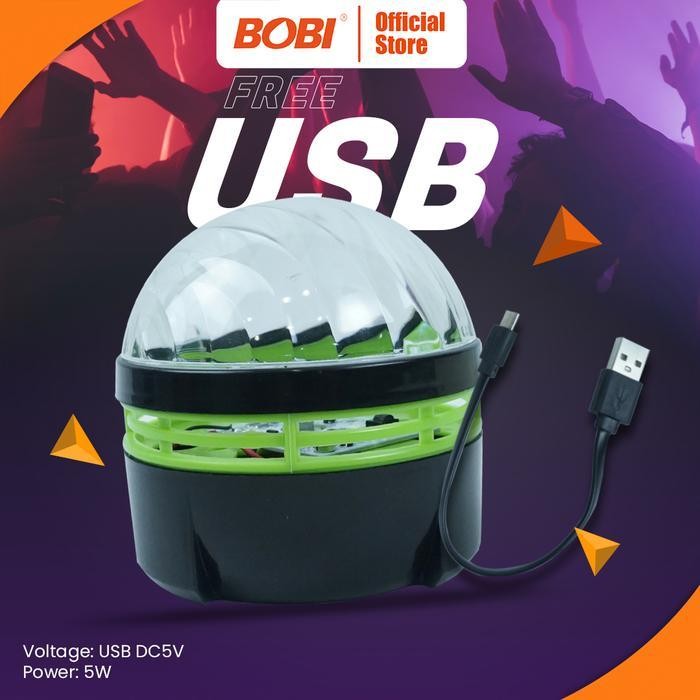 RS Lampu Tidur LED Proyektor + Remote - Lampu Hias Kamar Tidur Usb Hitam