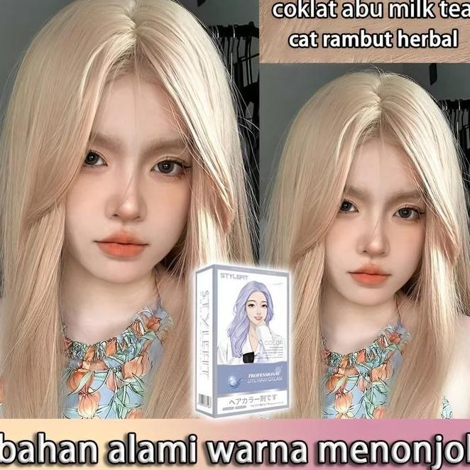 Terbaru Cod/Menderitanya SegeraStyle Fit 200Ml Tidak Perlu Pemutihan Hair Colour Pewarna Rambut Hala