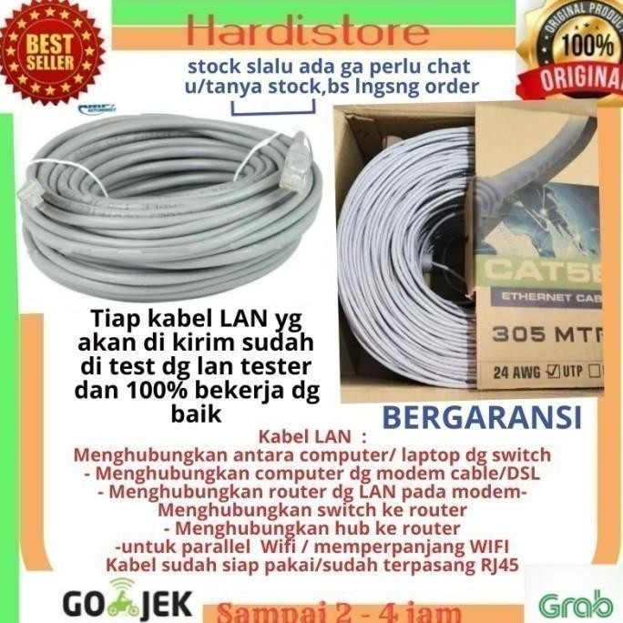 Kabel LAN UTP /Kabel Internet/Kabel Router/Kabel wifi 150 Meter