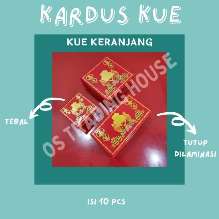 

IX Dus Kue Keranjang Box Kue Keranjang Dodol Imlek 10pcs