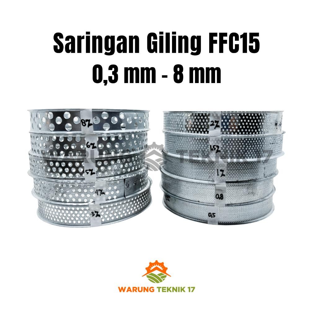Bisa Cod Saringan Giling Penepung Diskmill Ffc15 Ukuran 0,3 Mm - 8 Mm Giling Kopi Beras Jagung Ffc 1