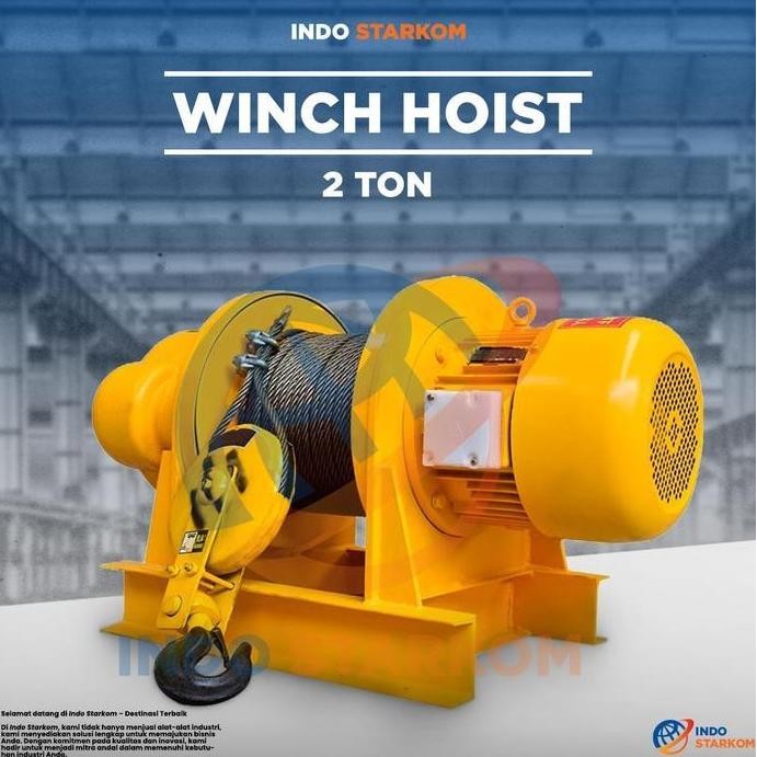 Electric Winch Hoist 2 Ton Katrol Elektrik 2Ton Co