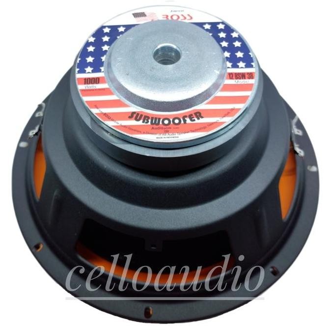 Subwoofer 12 Inch American Boss 12 BSW 38 Subwoofer 12" Double Coil