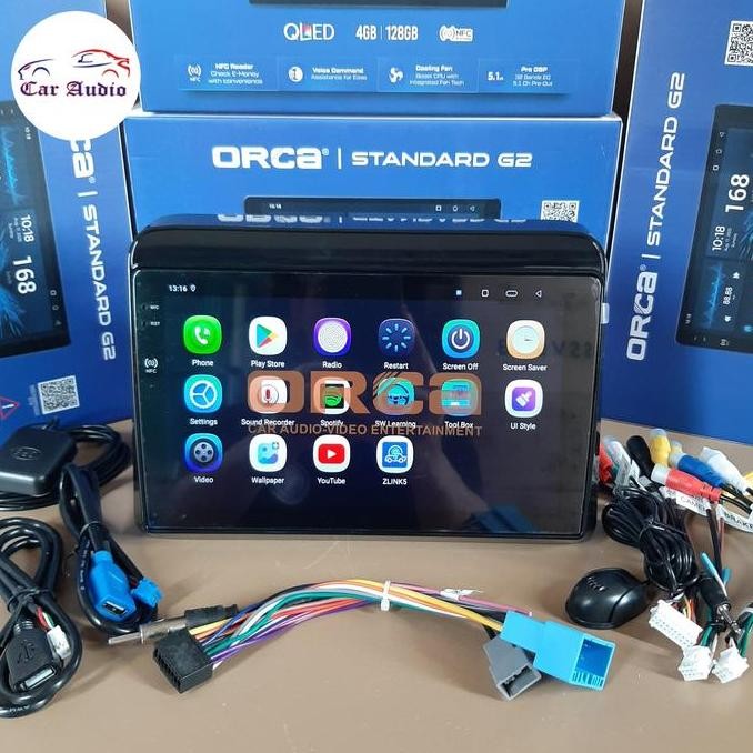 HEAD UNIT ORCA ANDROID NIS ANDROID ORCA ADR 9988 NEW CALAY