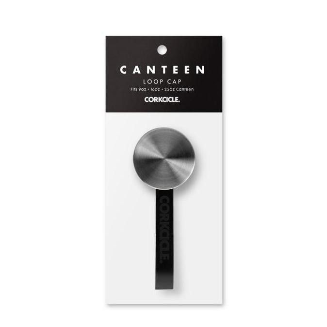 Ready Corkcicle Canteen Loop Cap Black - 9Oz, 16Oz, 25Oz