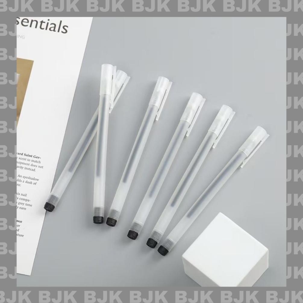 

50 PCS Pulpen Gel Hitam 0.5mm - 1 Pack Bolpen Murah [BUJOYUK]