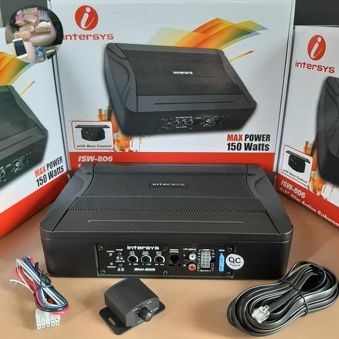 Sub Kolong Intersys Subwoofer Kolong 8 inch INTERSYS