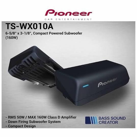 Pioneer TS-WX010A - Subwoofer Aktif Slim