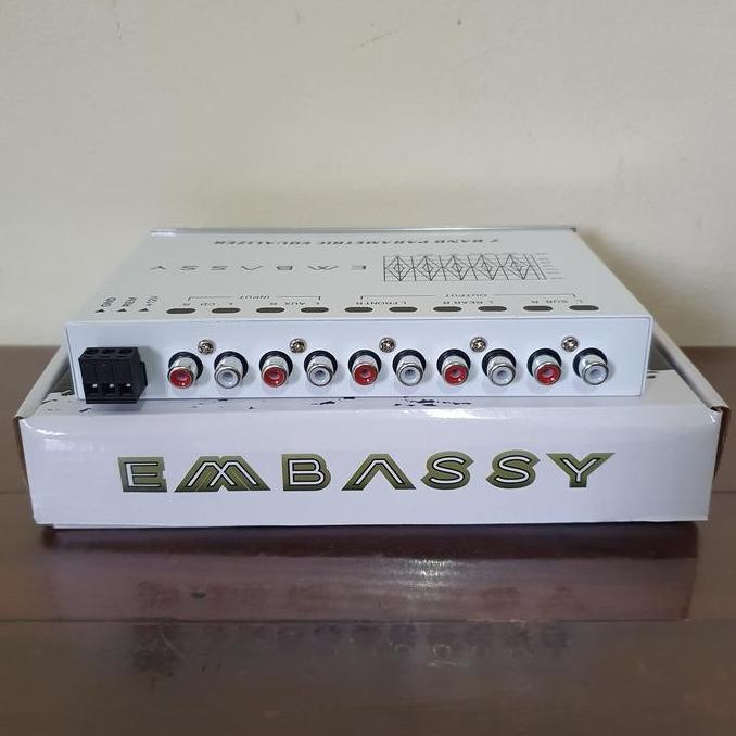 Parametric Pre Amp Embassy EQ-777 7 band equalizer