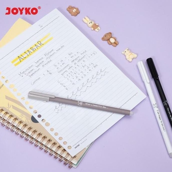 

JOYKO Erasable Pen Pulpen Gel Bisa Dihapus 1 Pack GP-321 0.5mm Isi 12 Pcs
