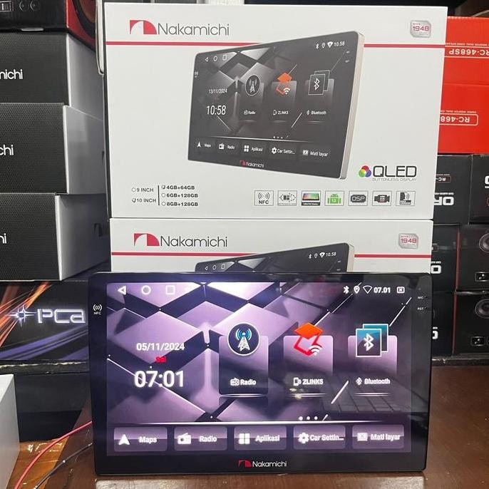 Headunit Android 9 Inch / 10 Inch Nakamichi Legend MK IV Ram 4/64GB