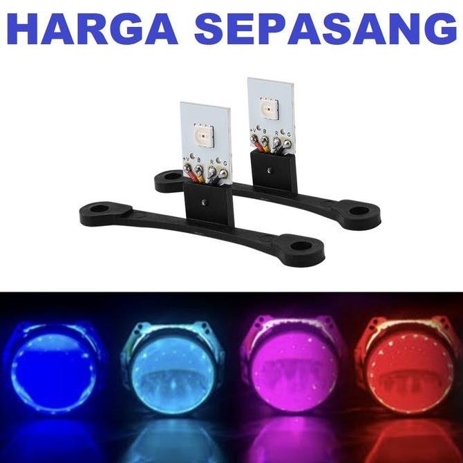 Lampu LED Devil Eye Projector OSRAM Demon Eye Projie BiLED Mobil Motor Car