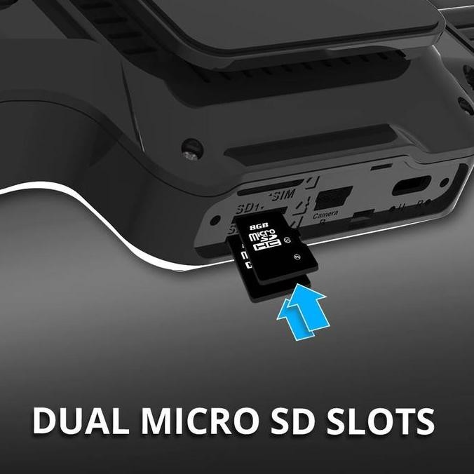 Dashcam kamera mobil live view dvr mobil depan belakang AI Dashcam