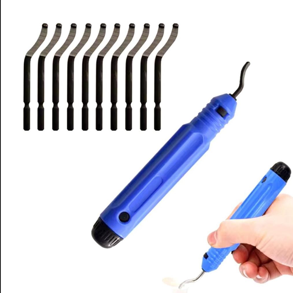 

1set pisau deburring blade BS1010 set holder NB1100 pisau camfering champer manual pisau kerok pengikis tepi ujung benda kerja yg tajam untuk material besi kayu pipa tembaga dll