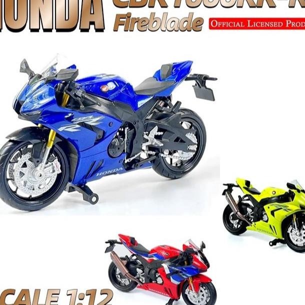 Diecast Rmz City Miniatur Motor Honda Cbr1Rrr Sp Skala 112