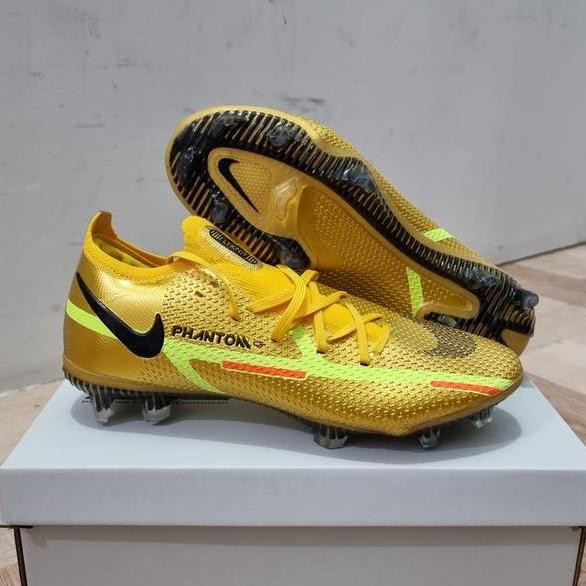 Sepatu Bola Phantom Gt2 Elite Gold Fg Soccer
