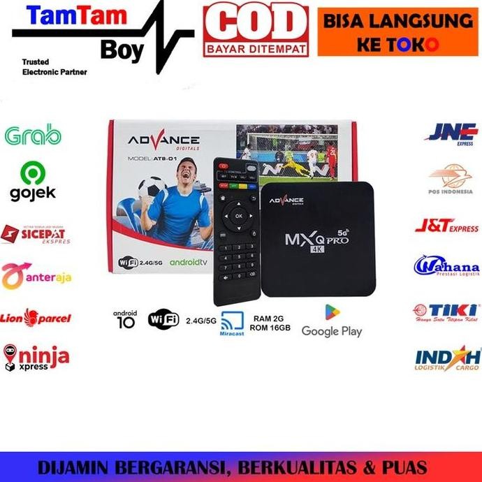 NEW Android Box Advance MXQ Pro 4K Smart TV 2GB/16GB Quad Core Garansi