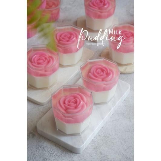 (Termurah) Cup Puding Ch-26 Isi 10Pcs/ Gelas Puding Pudding / Jar Puding Plastik / Tempat Puding Mik