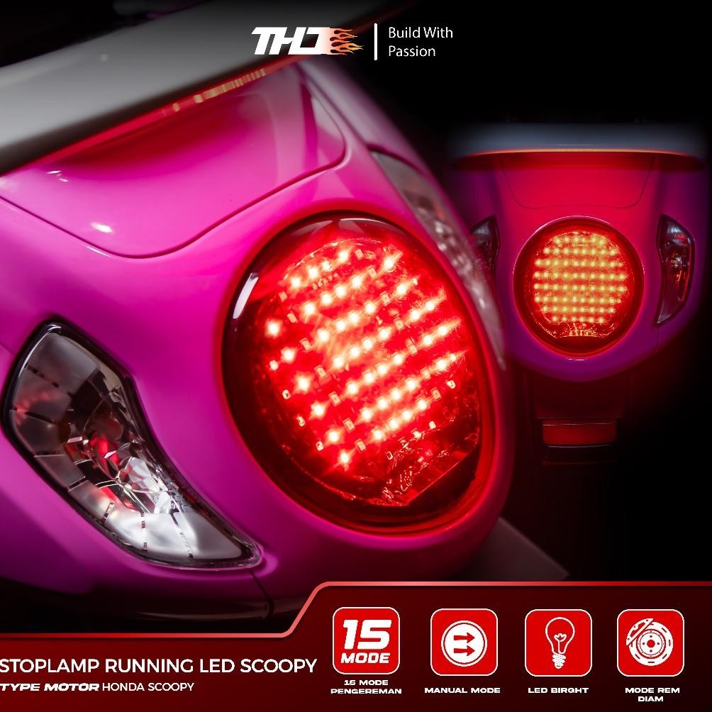 Thd Stoplamp Running Scoopy 2020 2024 Stoplamp Running 15 Mode Lampu Belakang Scoopy