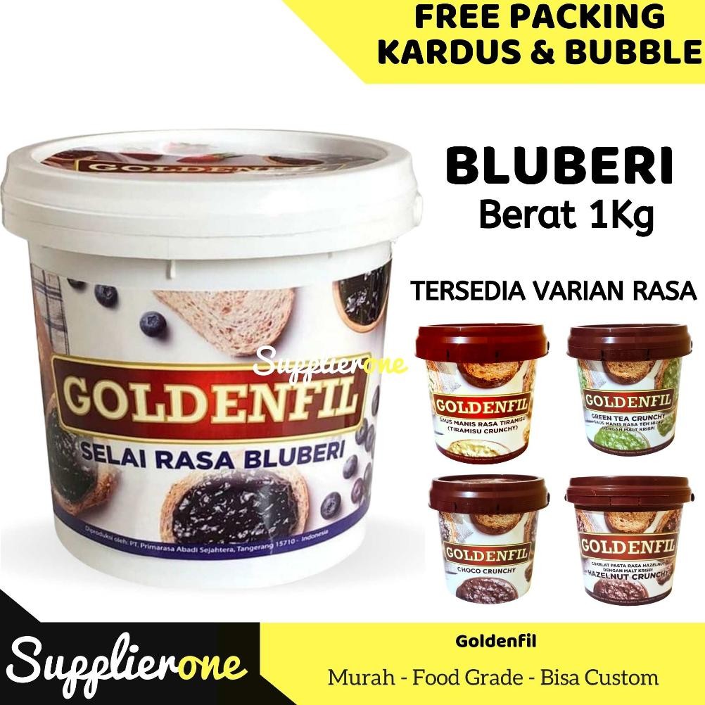 

Goldenfil 1kg / Selai Roti Bakar / Toping Roti / Selai Roti / Selai Coklat / Olesan Roti