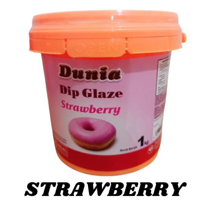 

Dunia Dip Glaze Eco 1kg All Variant Topping Donut