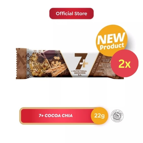 

7+ Cereal Bar Cocoa Chia 22g x2