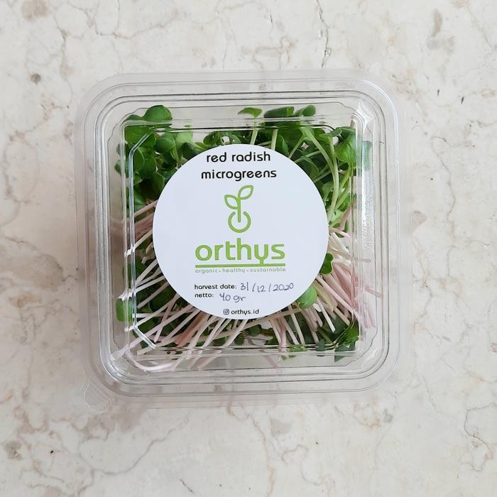 

(Best Saller) Red Radish Microgreens Cut Fresh 30 Gram Bestseller