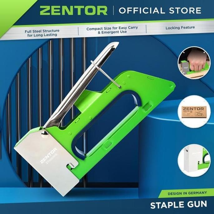 

Zentor Staples Tembak 3 In 1 Staple Gun 4 - 14Mm Zt160003S / 1 Type Zt160001S (Kompetible 4 In 1 - Tidak Free Isi Satples) Co