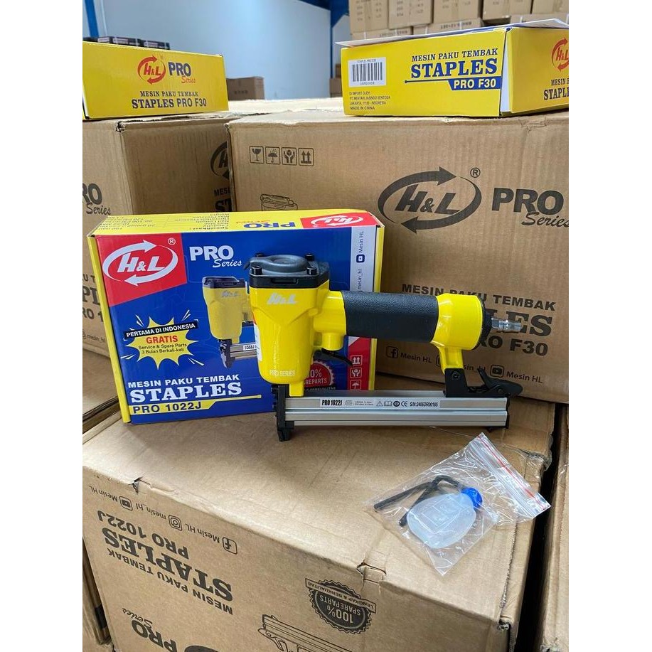 

Staples Tembak Angin Hnl Pro 1022J U Dan Pro F30 I - Staples Jok Motor Kulit Sofa Dll Hektar Tembak H&L - 1022J (U) Co