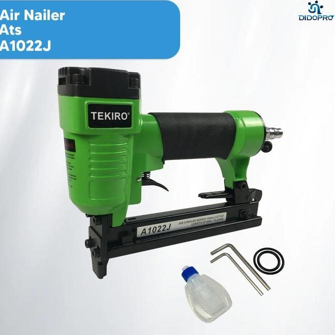 

Tekiro 1022J Air Nailer Stapler Gun / Mesin Staples Angin Paku Tembak Co
