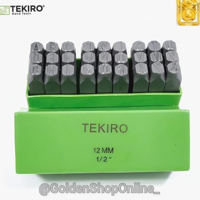 

Huruf Ketok 12Mm - Letter Punch 12Mm Tekiro Co