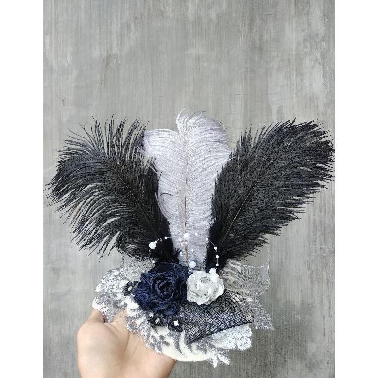 New - Headpiece Bulu/Hiasan Kepala mayoret/Hiasan Kepala cantik/Aksesoris mayoret/headpeace mayoret 