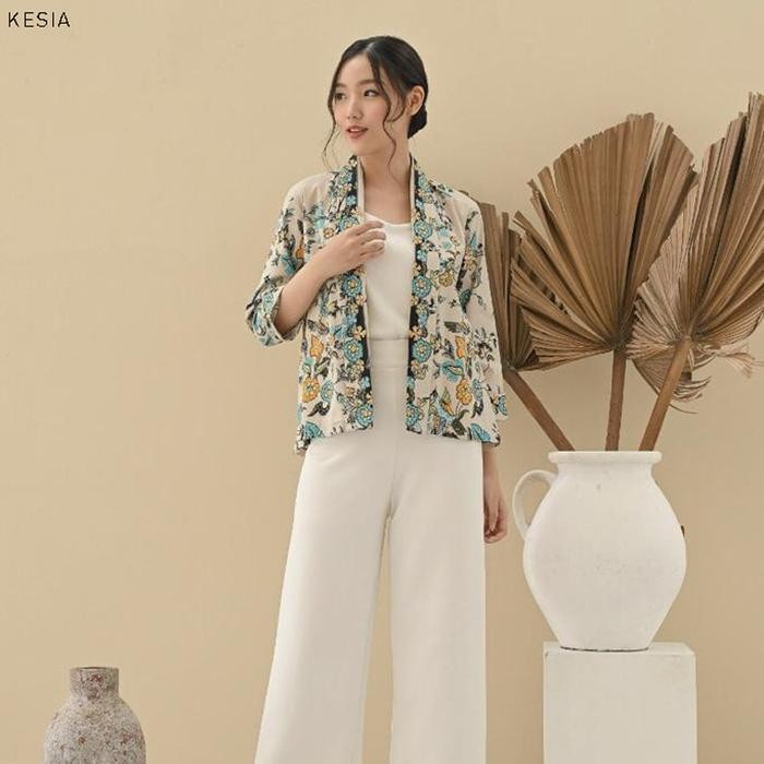 FSF Kesia Blazer Batik Wanita Outer Rompi Wanita Jumbo Luaran Couple